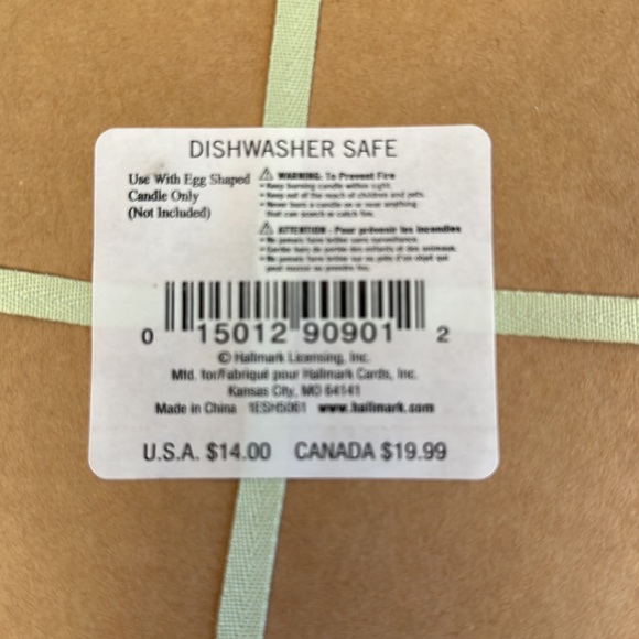 Vintage Hallmark Ceramic Decorative Egg Cup Holders. Set of Four. 1990 NIB - Picture 9 of 9